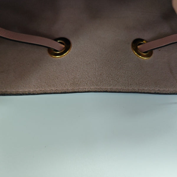 NÉONOÉ MM Monogram Coated Canvas Brown