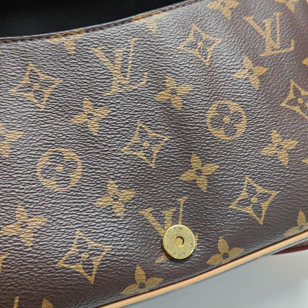 DIANE Monogram Coated Canvas Brown