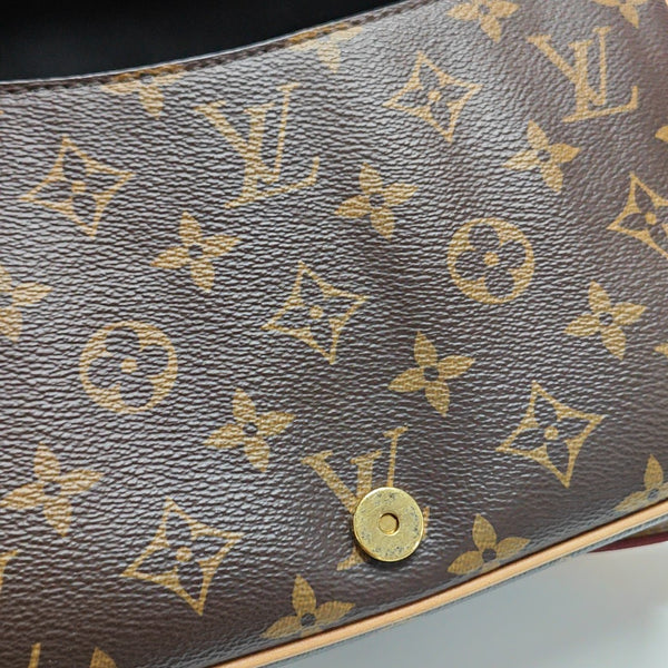 DIANE Monogram Coated Canvas Brown