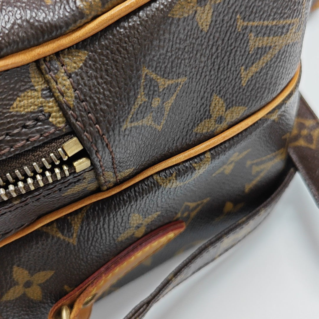NIL Monogram Coated Canvas Brown