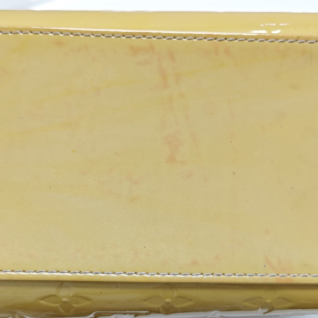 BREA MM Monogram Patent Leather Yellow