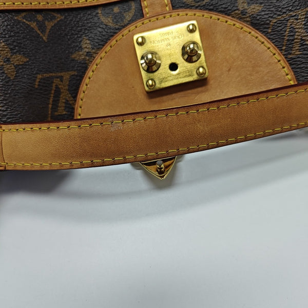 DUFFLE Monogram Coated Canvas Brown