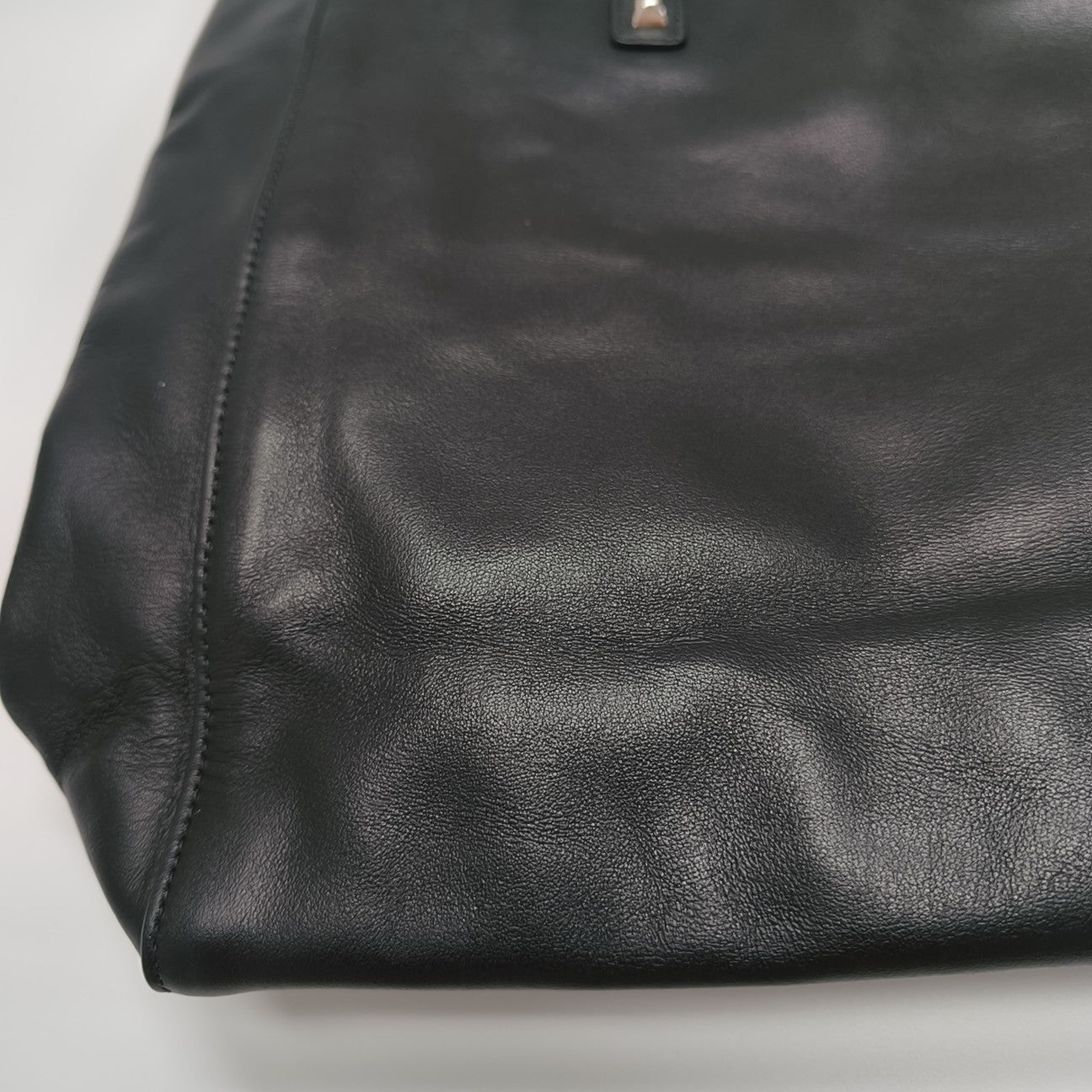 Calfskin Tote Bag Black