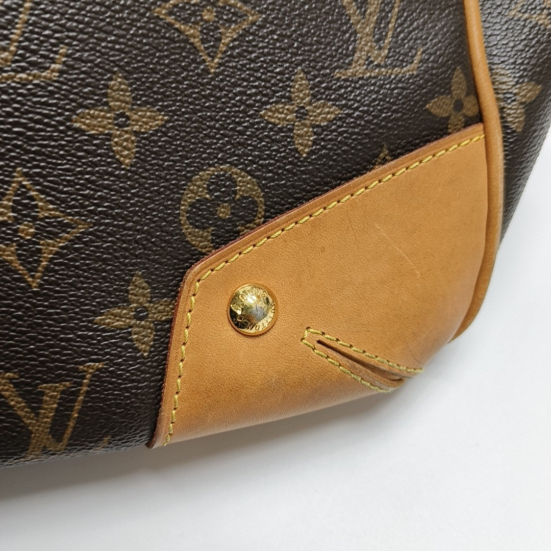 ESTRELA GM Monogram Coated Canvas Brown