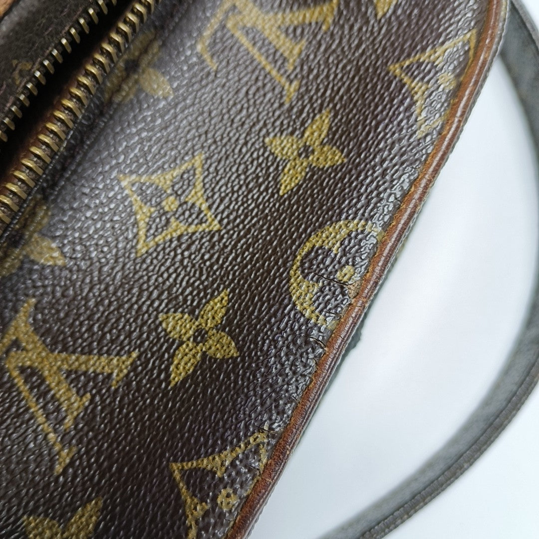 AMAZON Monogram Coated Canvas Brown