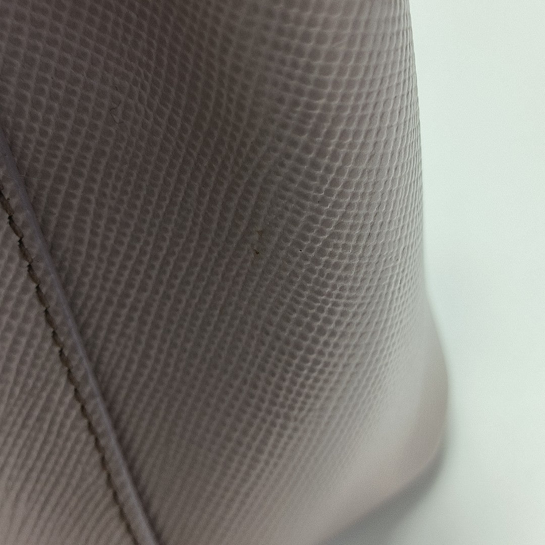 Double Medium Saffiano Calfskin Pink