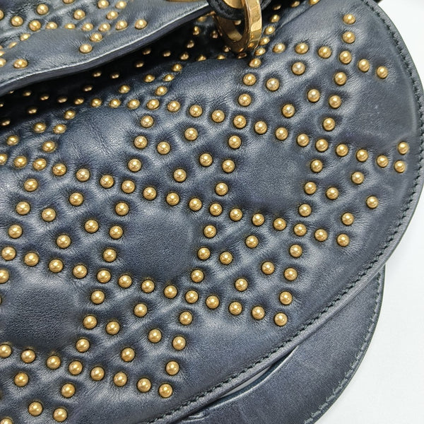 Lady Dior Medium Cannage Lambskin Black