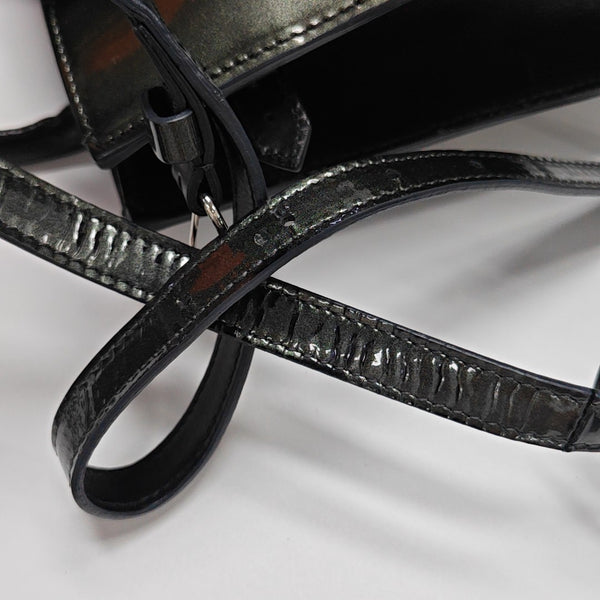 Padlock Work Patent Leather Green