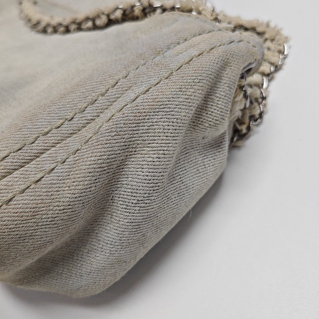 Canvas Shoulder Bag Beige