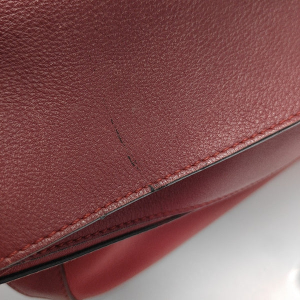 Puzzle Small Calfskin Red