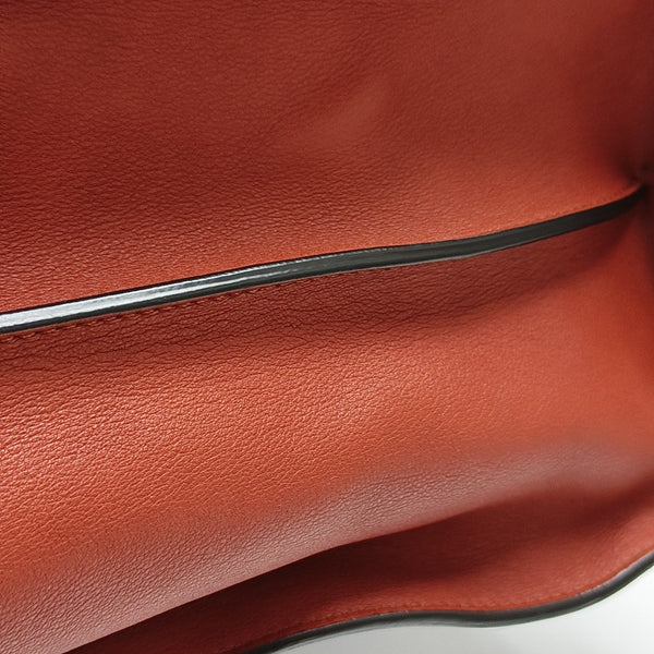 Calfskin Top Handle Bag Blue