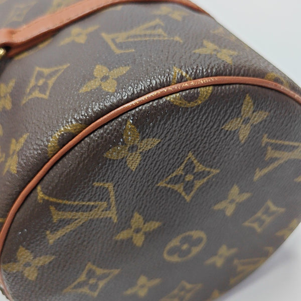 PAPILLON 30 Monogram Coated Canvas Brown