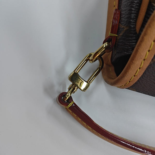 DIANE Nano Monogram Coated Canvas Brown