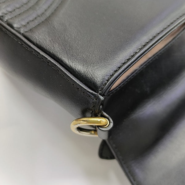 GG Marmont Mini Quilted Calfskin Black