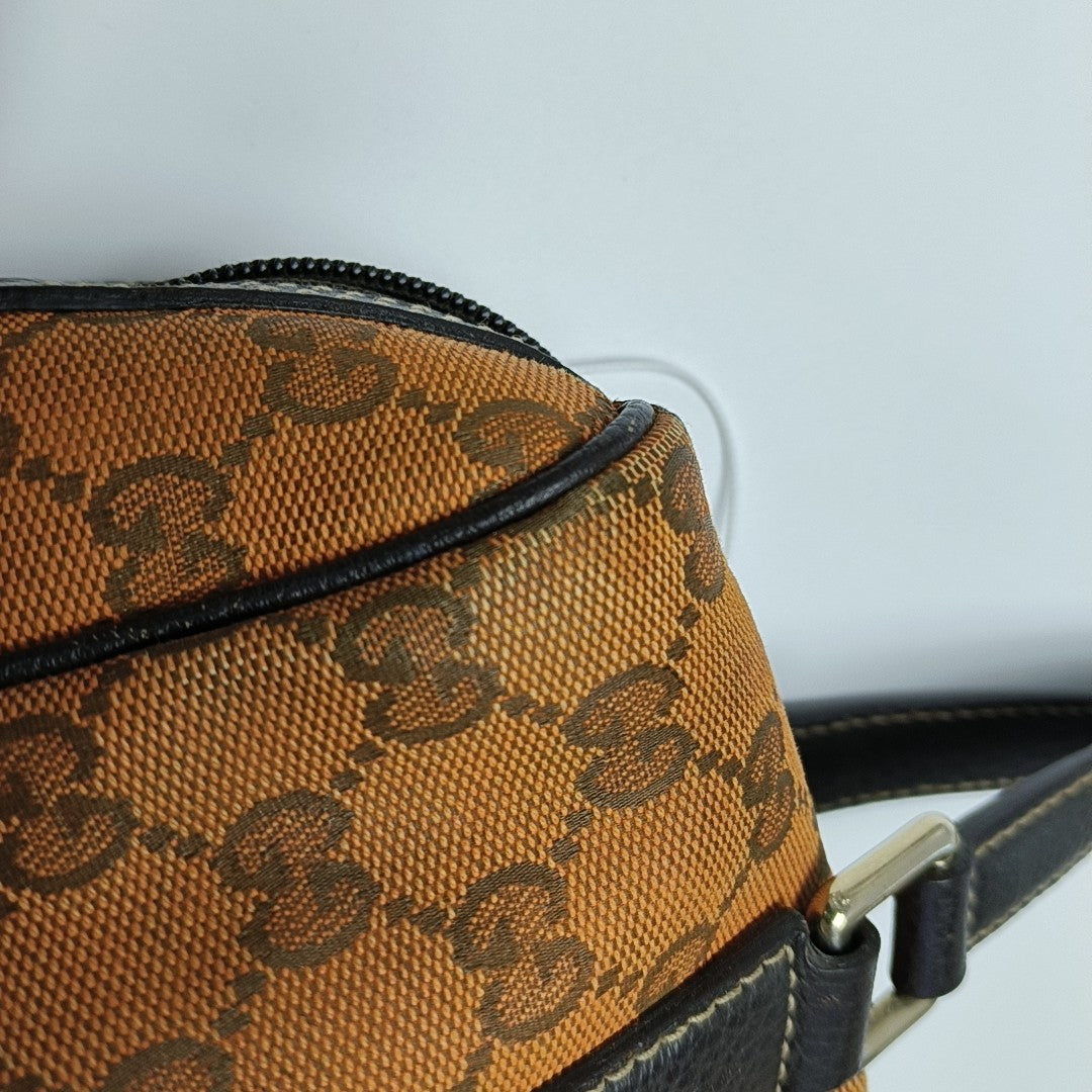 Monogram Canvas Top Handle Bag Orange