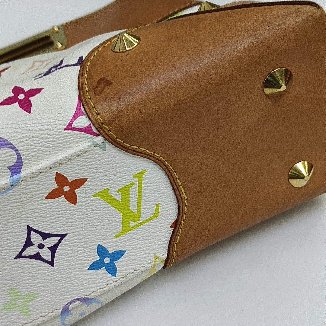 LV × TM JUDY MM Monogram Coated Canvas White