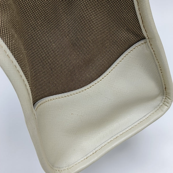 Canvas Top Handle Bag Brown
