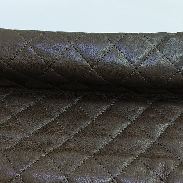 LUXURY LINE Quilted Calfskin Gray