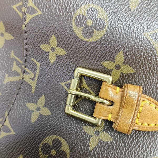 SOLOGNE PM Monogram Coated Canvas Brown