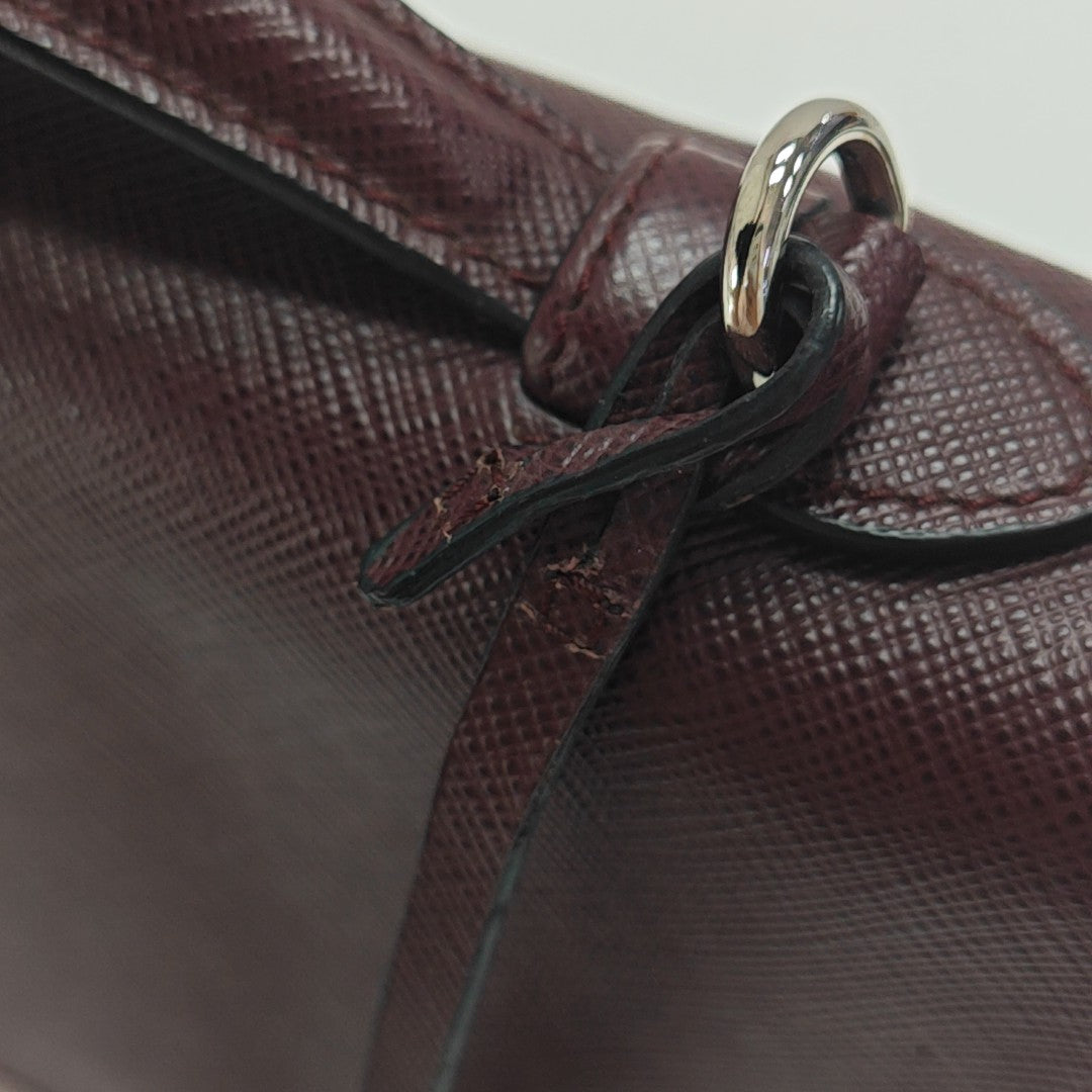 Sound Bag Saffiano Calfskin Red
