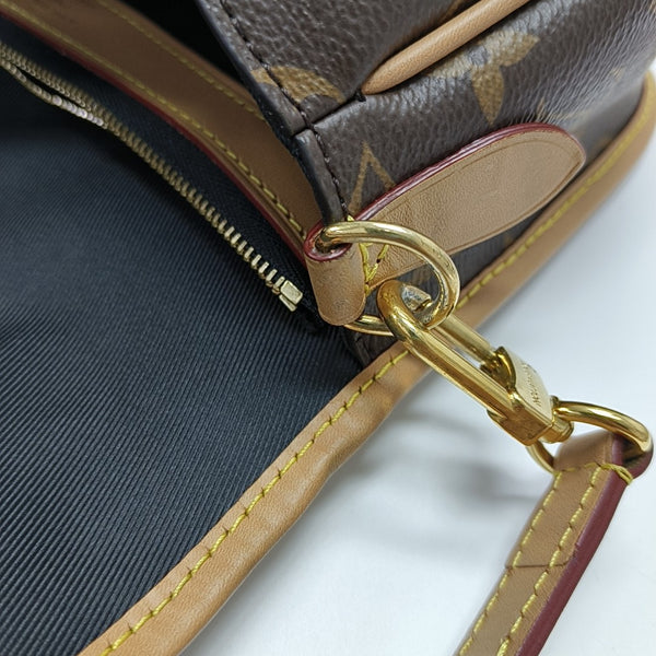 DIANE Monogram Coated Canvas Brown