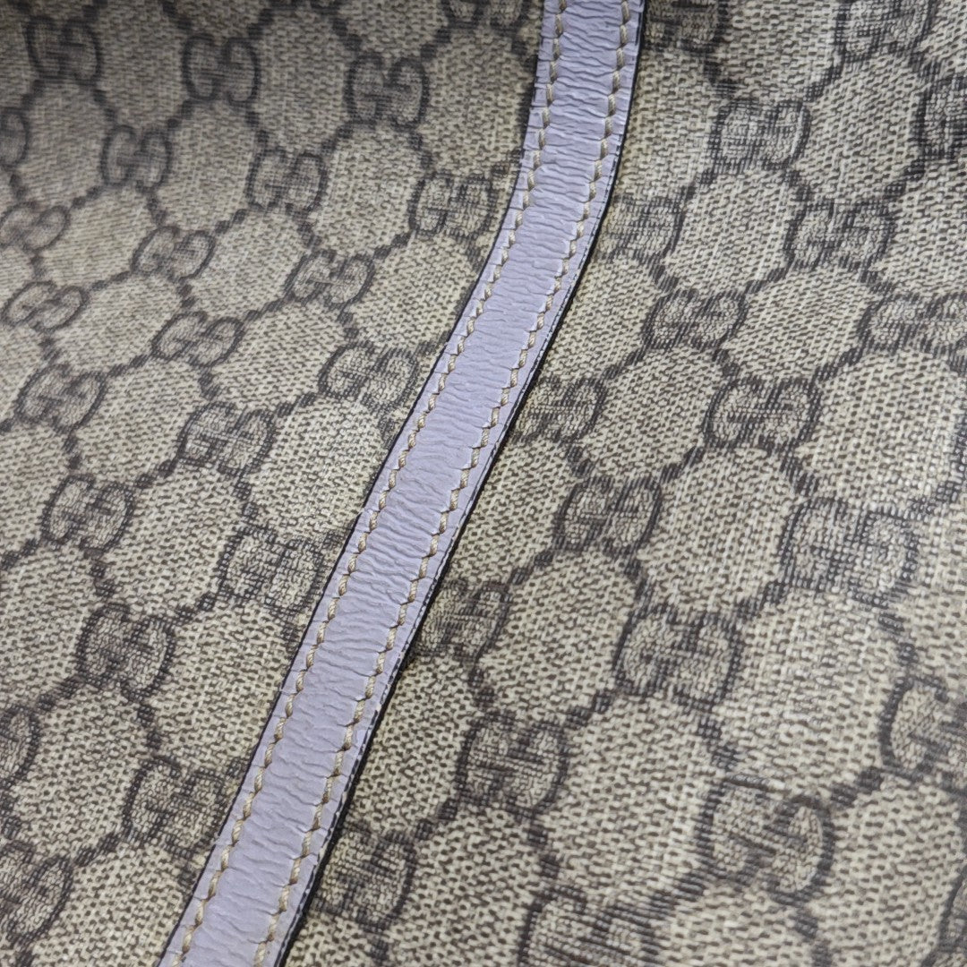 Monogram Coated Canvas Tote Bag Beige