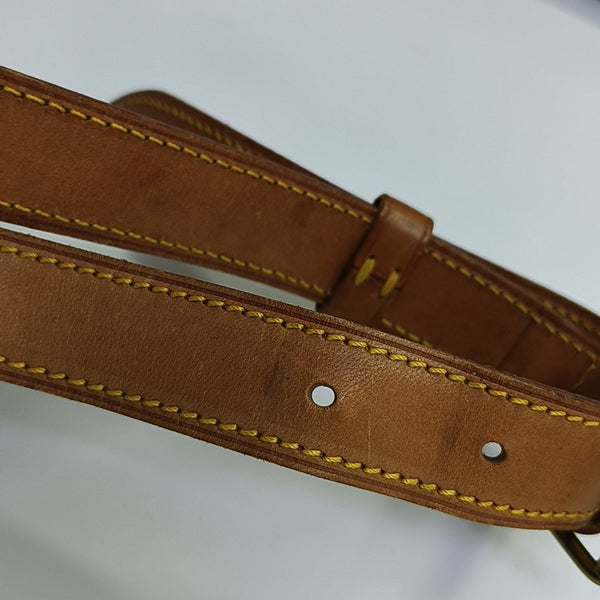 SAUMUR 35 Monogram Coated Canvas Brown