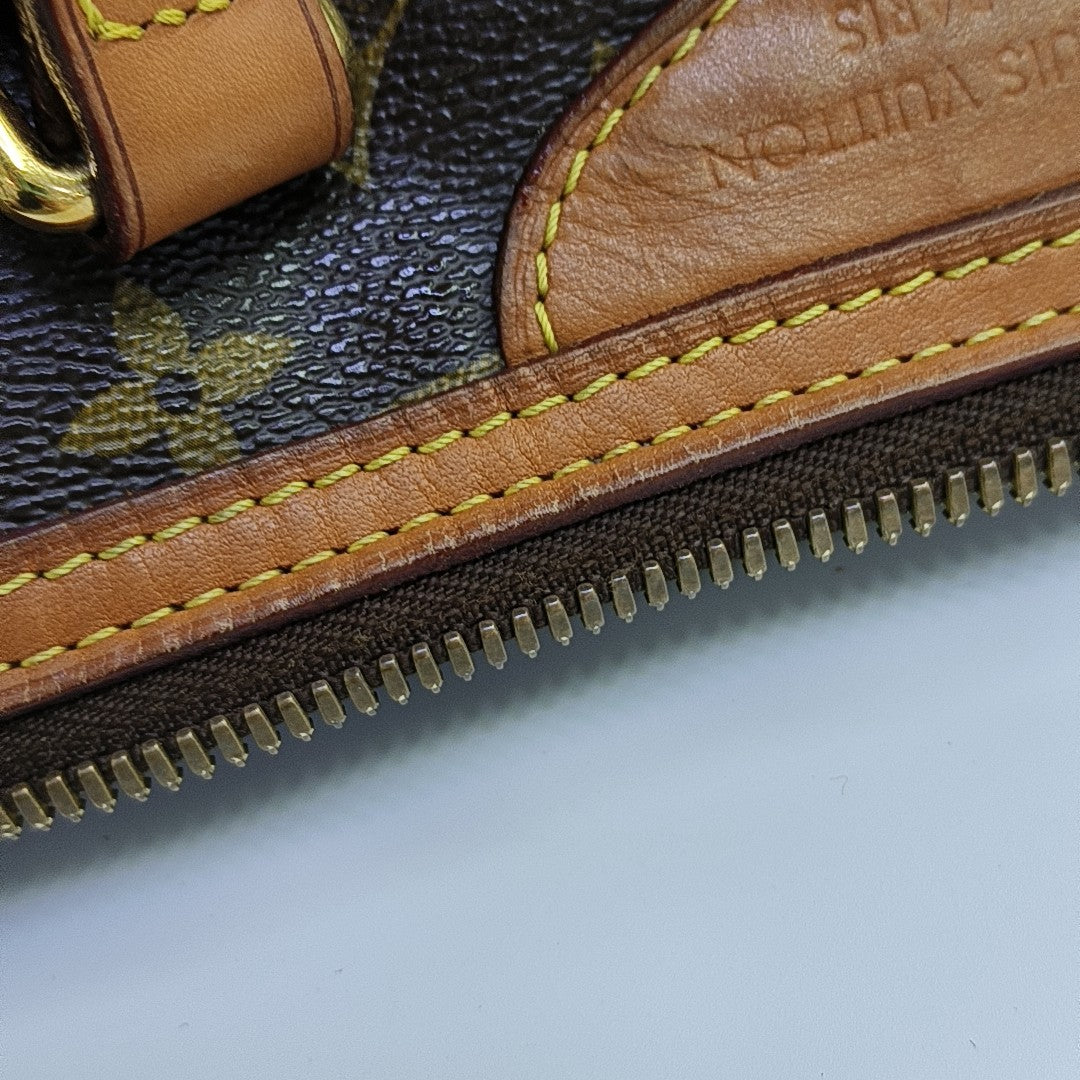 PALERMO PM Monogram Coated Canvas Brown