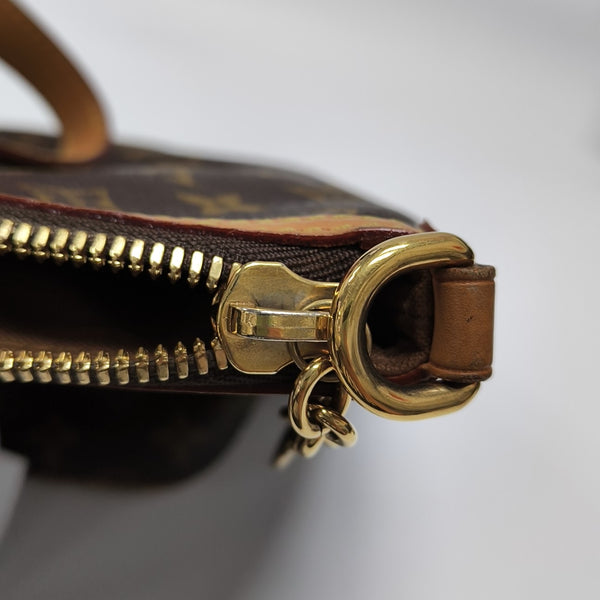 PALERMO PM Monogram Coated Canvas Brown