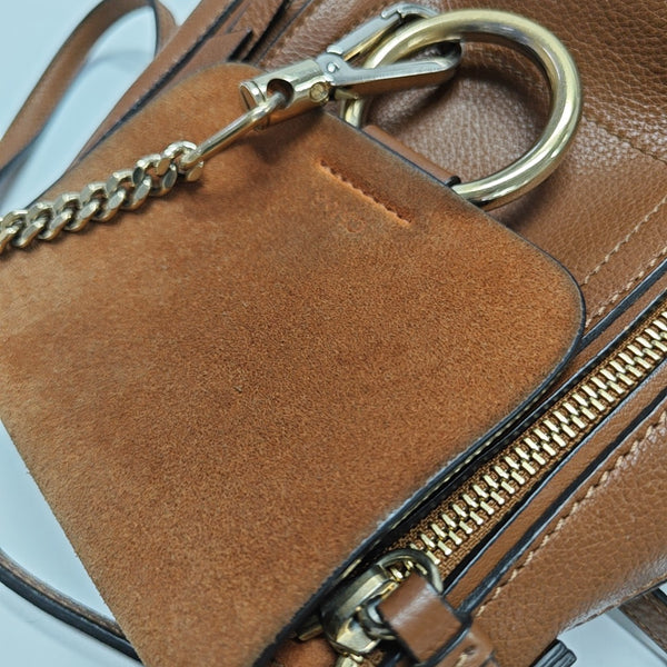 Faye Mini Calfskin Brown