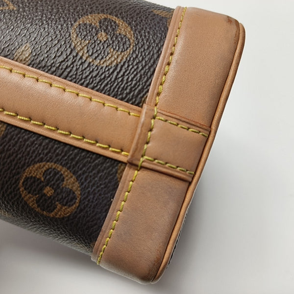 NOÉ Nano Monogram Coated Canvas Brown