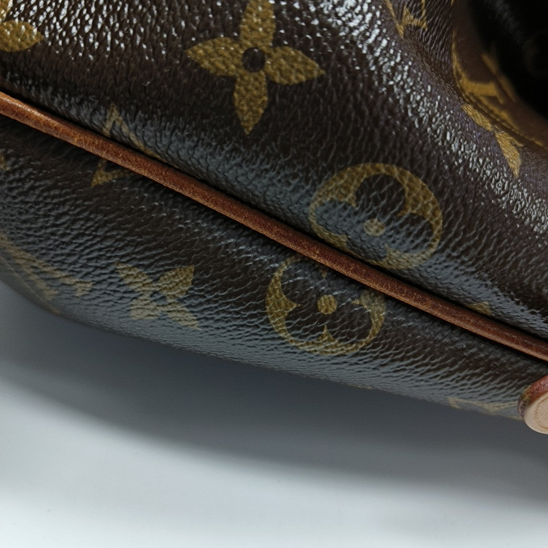 TURENNE Monogram Coated Canvas Brown