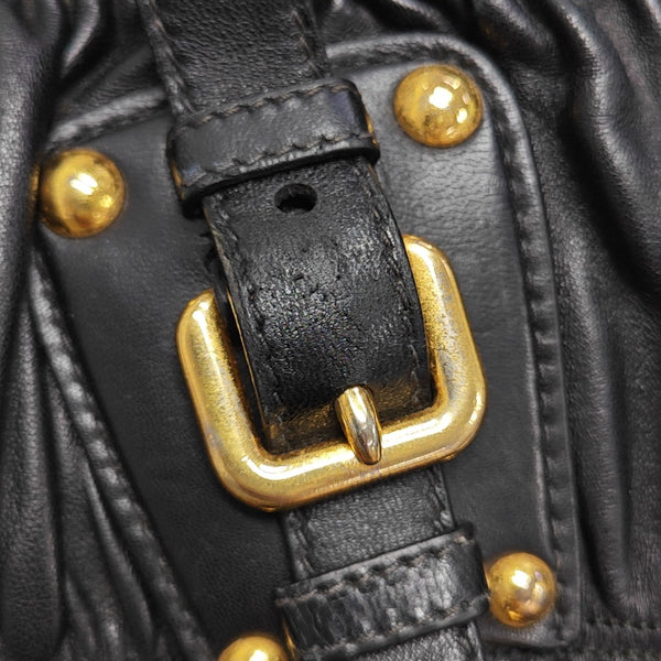 Gaufre Calfskin Black