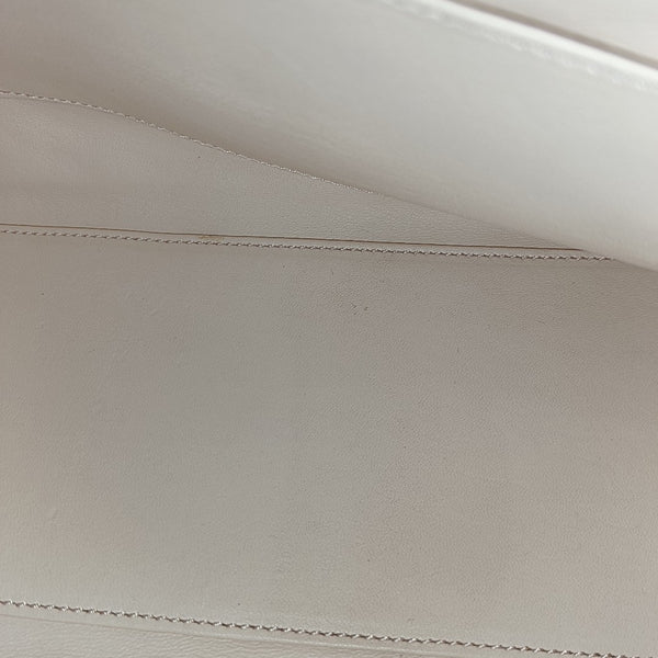 Leather Top Handle Bag Black