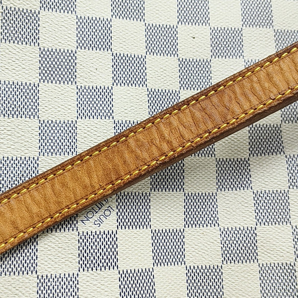NOÉ GM Damier Azur Coated Canvas White
