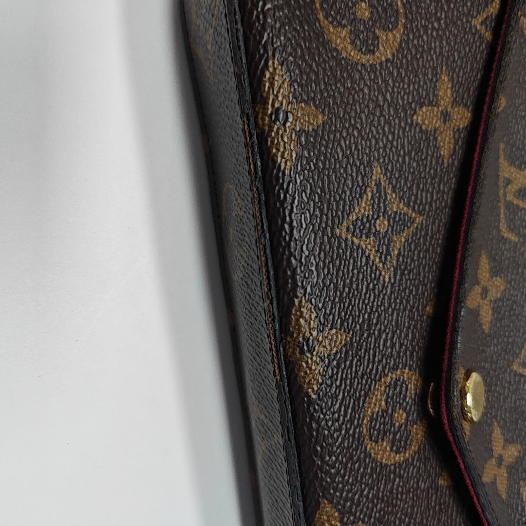 FÉLICIE Monogram Coated Canvas Brown