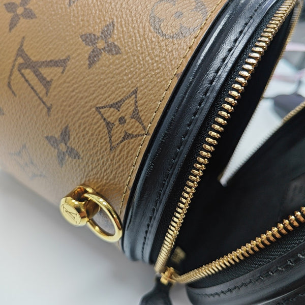 CANNES PM Monogram Coated Canvas Brown