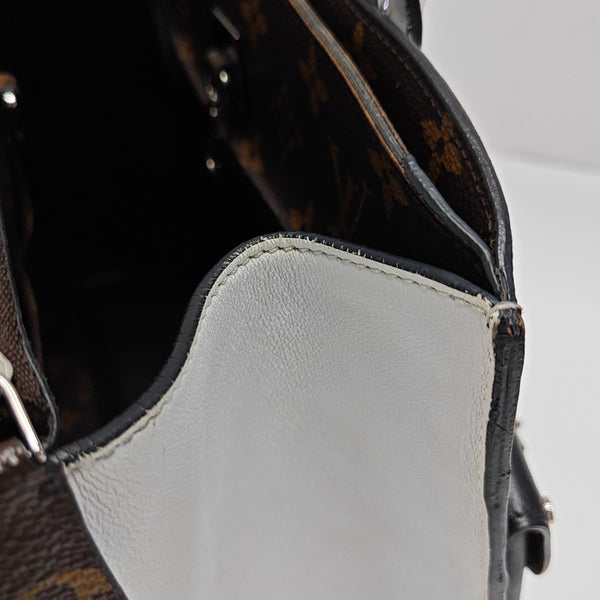 CITY STEAMER MM Monogram Coated Canvas Brown