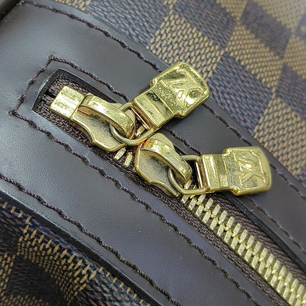 EOLE Damier Ebene Coated Canvas Brown