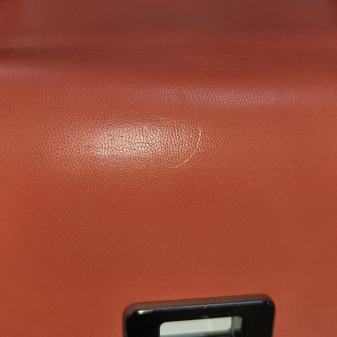 Leather Shoulder Bag Black
