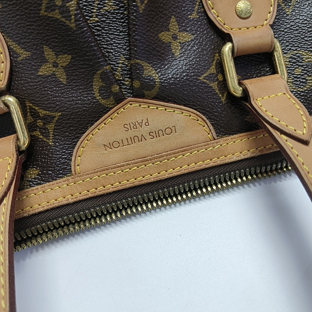 PALERMO PM Monogram Coated Canvas Brown