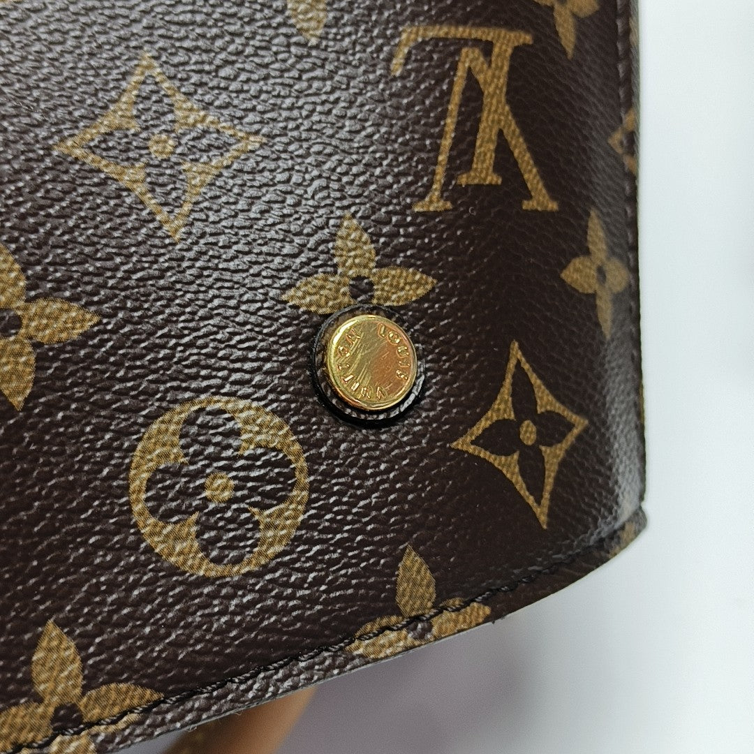 MONTAIGNE Monogram Coated Canvas Brown