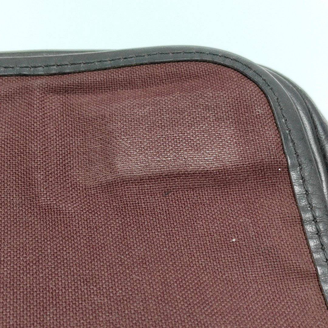Monogram Coated Canvas Shoulder Bag Brown