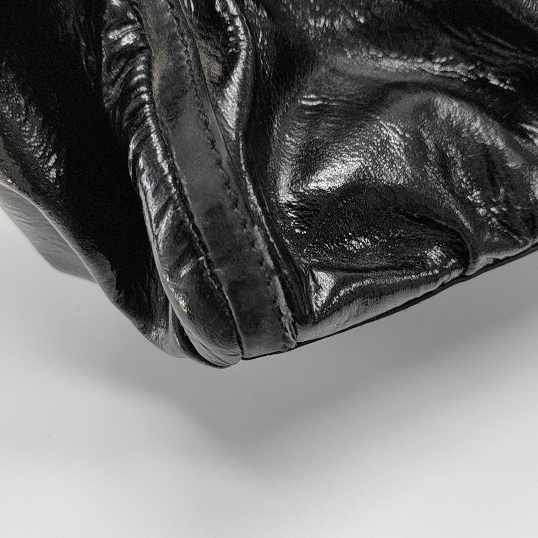 Abbey Patent Leather Black