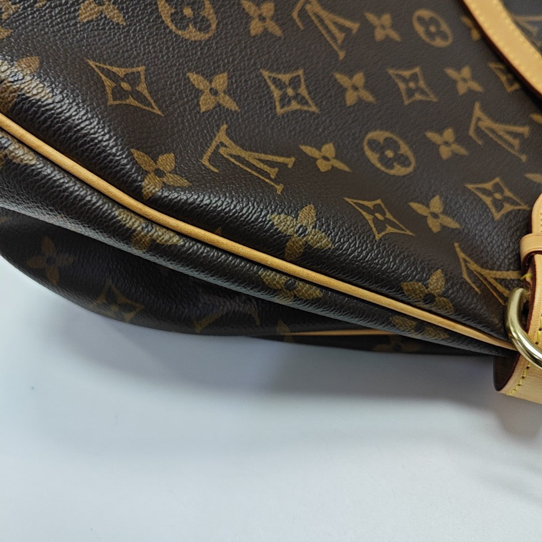 BATIGNOLLES GM Monogram Coated Canvas Brown
