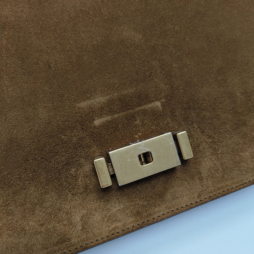 BELLECHASSE Medium Suede Brown