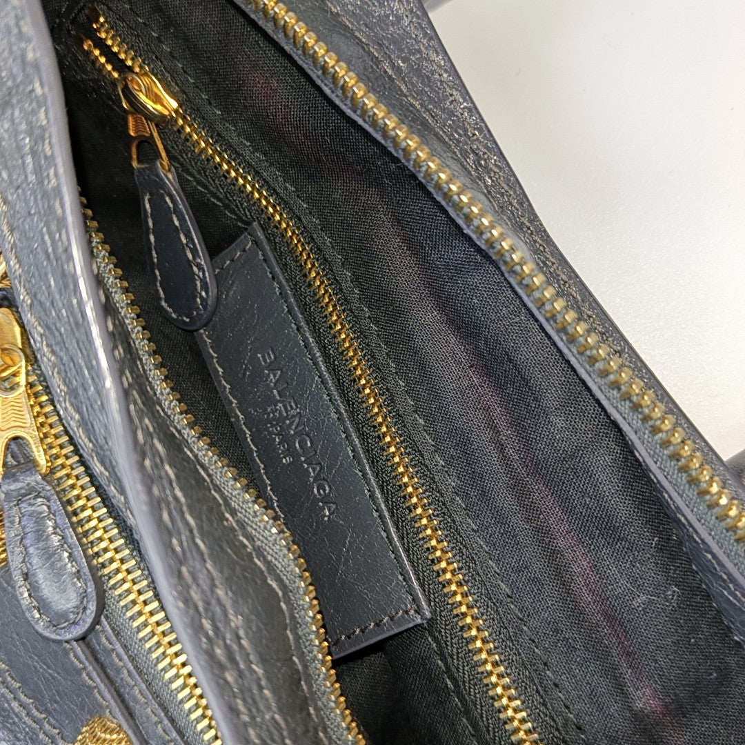 Classic City Small Lambskin Gray