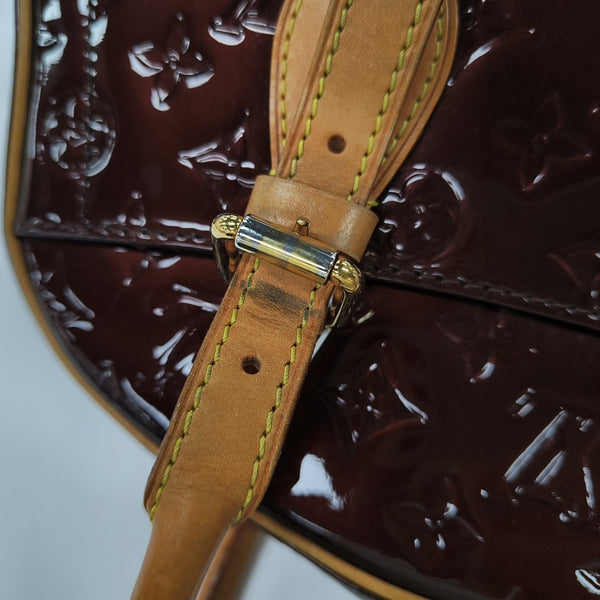 SUMMIT DRIVE Monogram Patent Leather Red