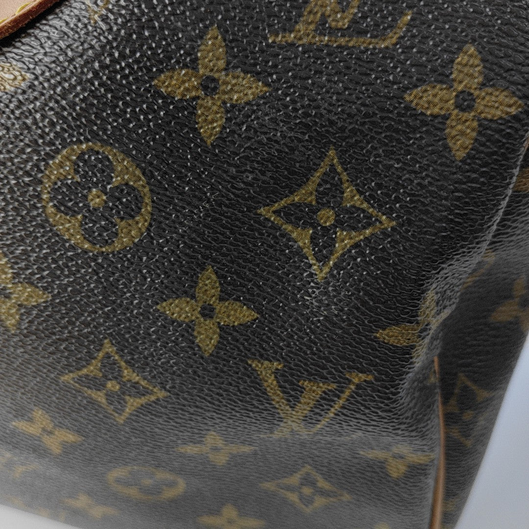 SPEEDY 30 Monogram Coated Canvas Brown