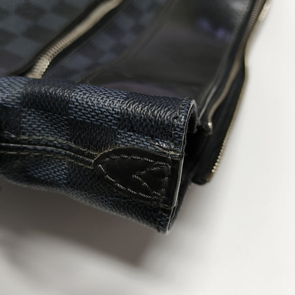 GREENWICH Damier Coated Canvas Blue